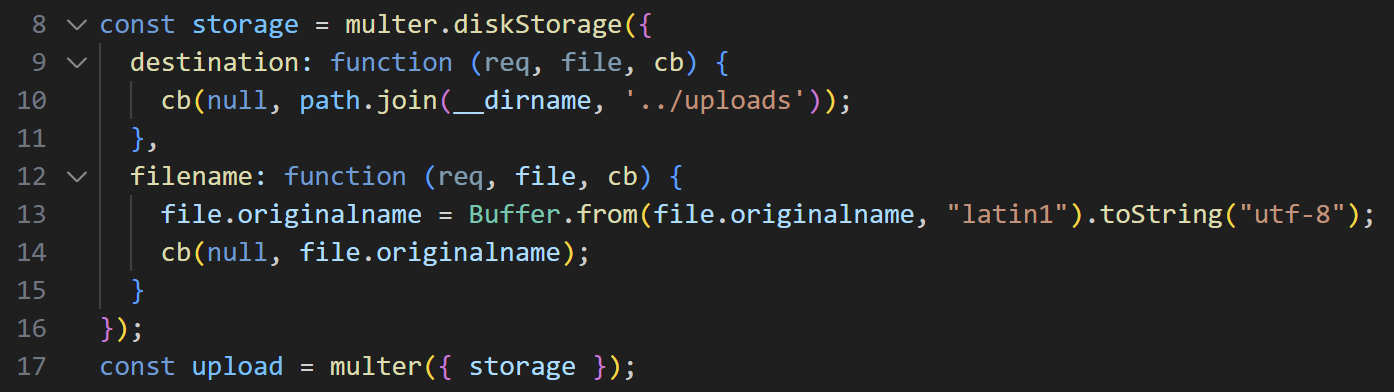 multer upload in answerRoutes.js