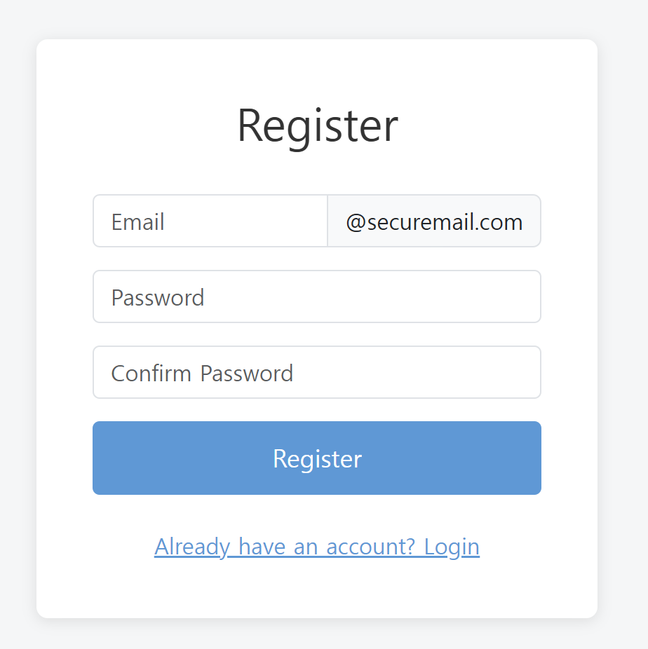 Register Page