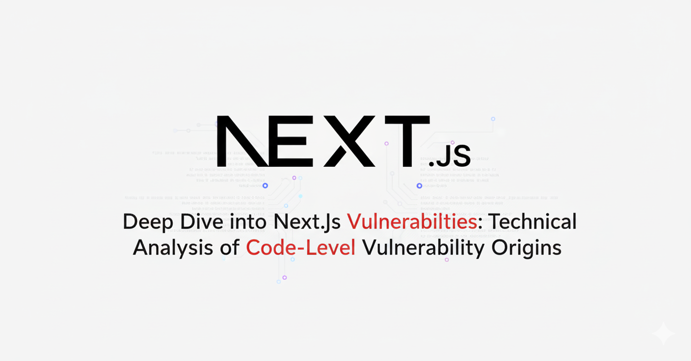 [ENG] Deep Dive into Next.js Vulnerabilities: Technical Analysis of Code-Level Vulnerability Origins